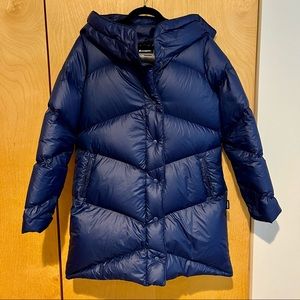 Cotopaxi Nina down parka, blue, size M, good condition